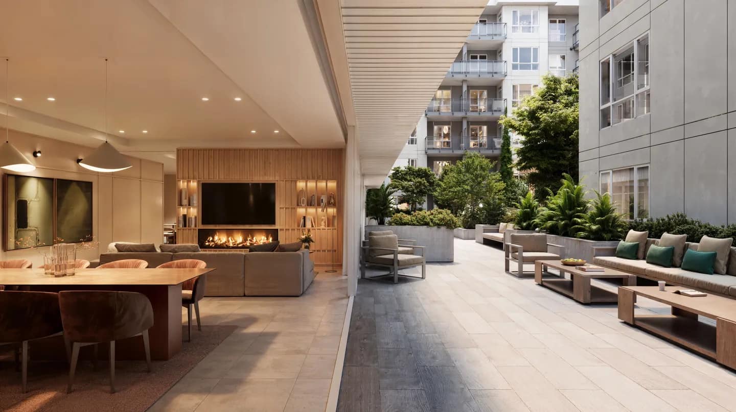 Amenity Lounge Terrace